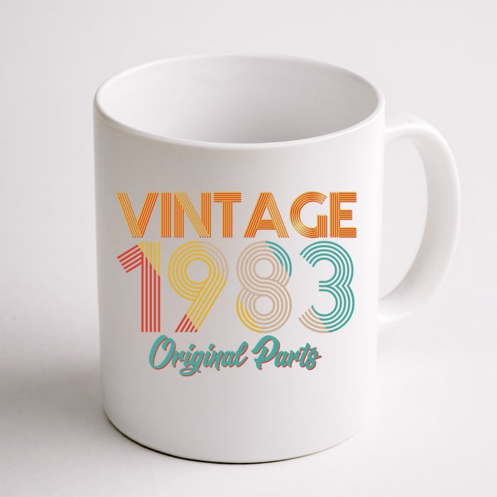 Vintage 1983 Original Parts 40th Birthday Front & Back Coffee Mug