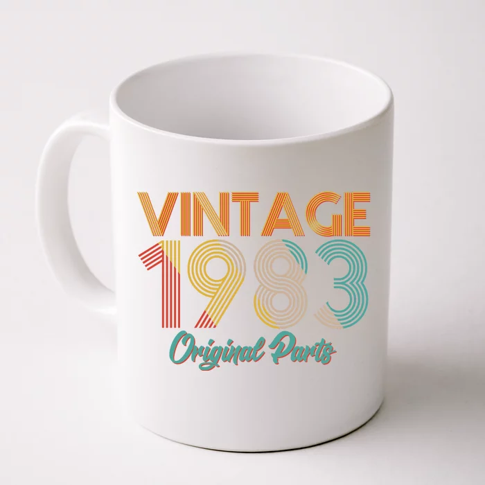 Vintage 1983 Original Parts 40th Birthday Front & Back Coffee Mug