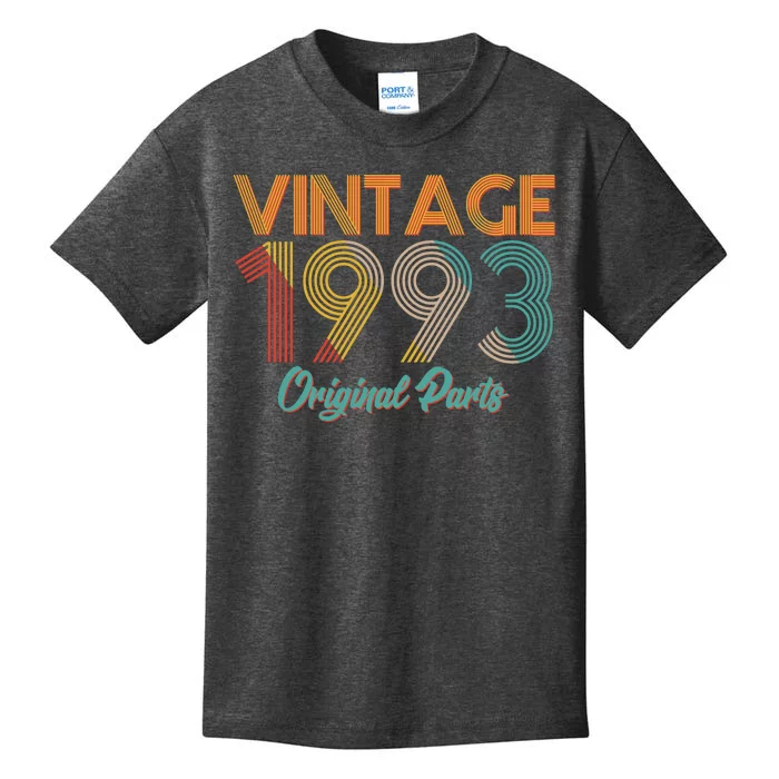 Vintage 1993 Original Parts 30th Birthday Kids T-Shirt