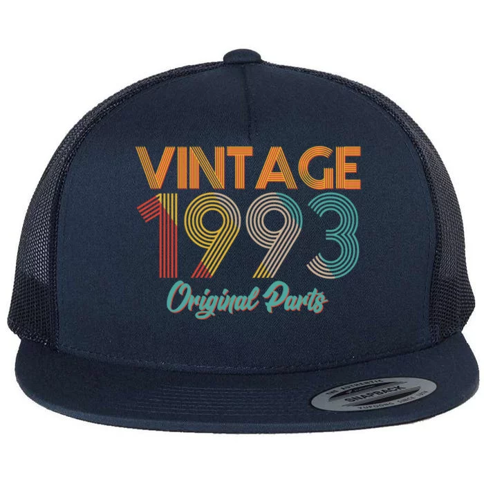 Vintage 1993 Original Parts 30th Birthday Flat Bill Trucker Hat