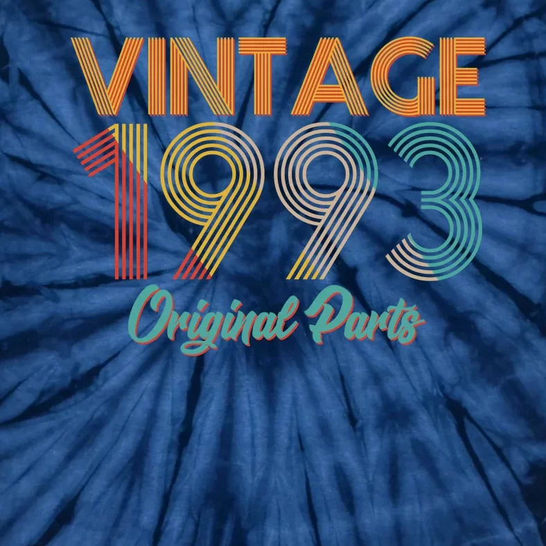 Vintage 1993 Original Parts 30th Birthday Tie-Dye T-Shirt