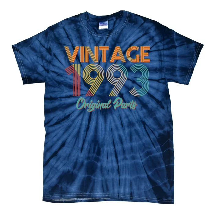 Vintage 1993 Original Parts 30th Birthday Tie-Dye T-Shirt