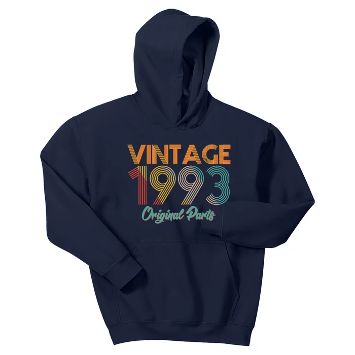 Vintage 1993 Original Parts 30th Birthday Kids Hoodie