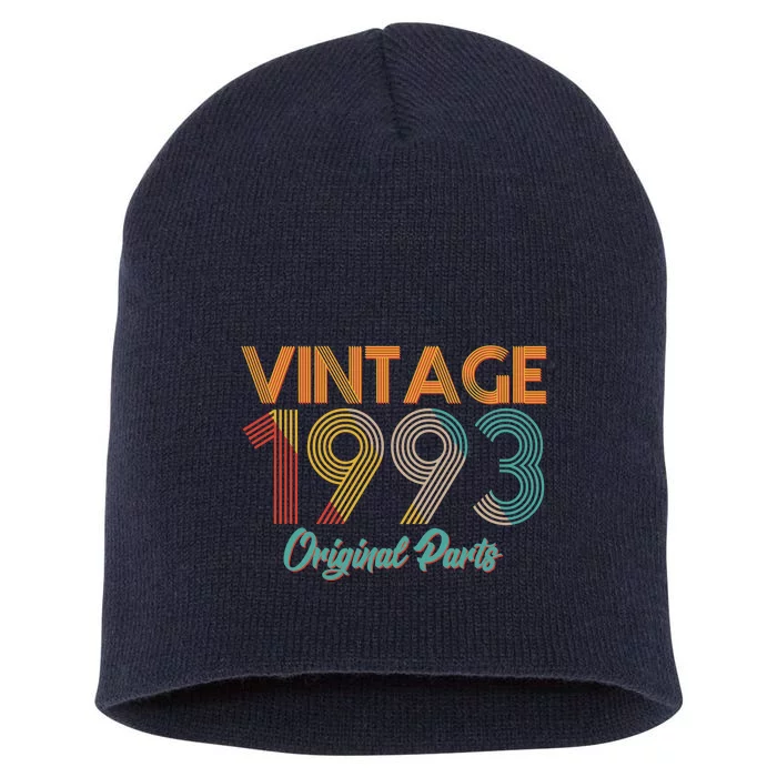 Vintage 1993 Original Parts 30th Birthday Short Acrylic Beanie