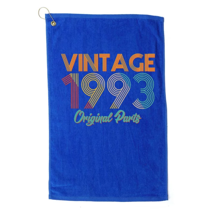 Vintage 1993 Original Parts 30th Birthday Platinum Collection Golf Towel