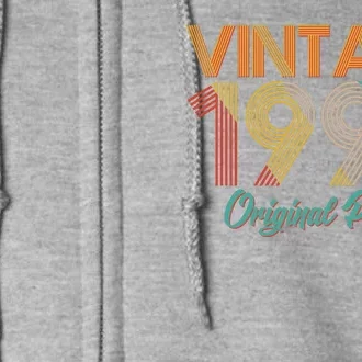 Vintage 1993 Original Parts 30th Birthday Full Zip Hoodie