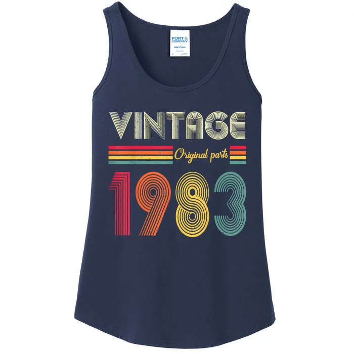 Vintage 1983 Original Parts Men Women 40th Birthday Gift Ladies Essential Tank