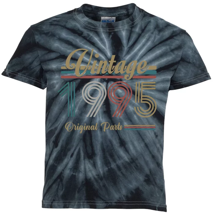 Vintage 1995 Original Part 29 Years Old Kids Tie-Dye T-Shirt