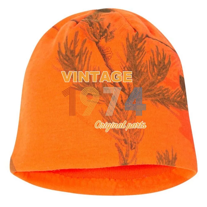 Vintage 1974 Original Parts 50th Birthday Gift Retro 50 Years Kati - Camo Knit Beanie