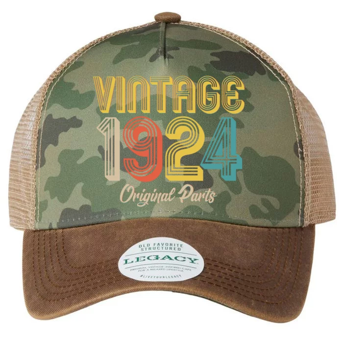 Vintage 1924 Original Parts 100th Birthday Legacy Tie Dye Trucker Hat