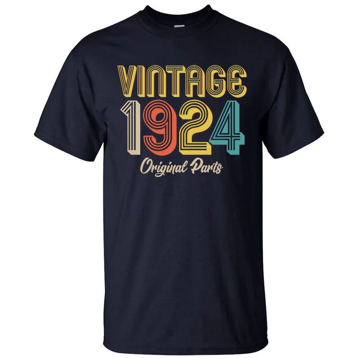 Vintage 1924 Original Parts 100th Birthday Tall T-Shirt