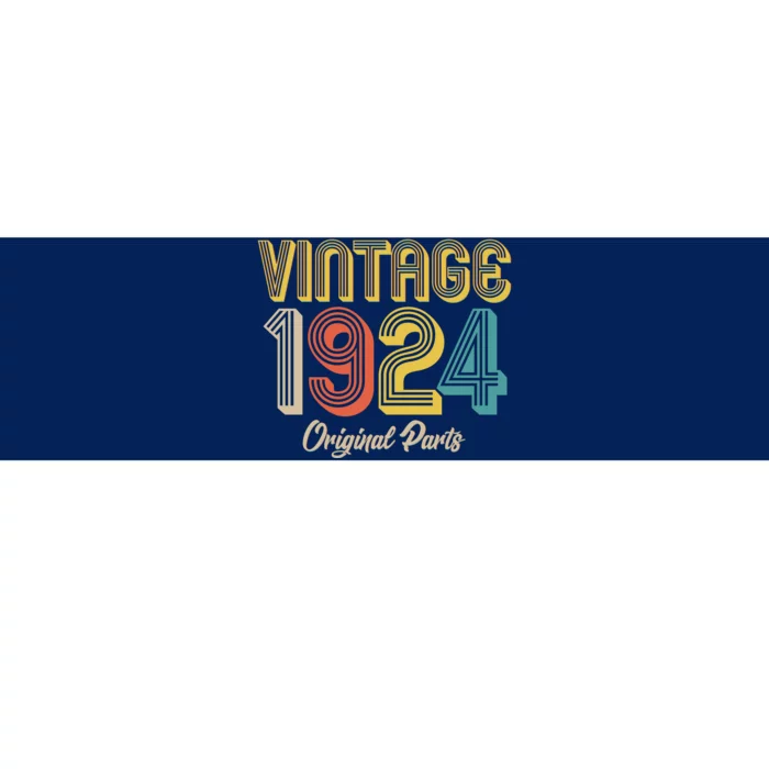 Vintage 1924 Original Parts 100th Birthday Bumper Sticker