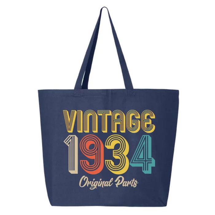 Vintage 1934 Original Parts 90th Birthday 25L Jumbo Tote