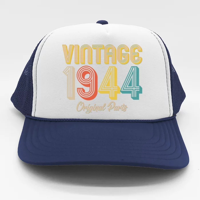 Vintage 1944 Original Parts 80th Birthday Trucker Hat