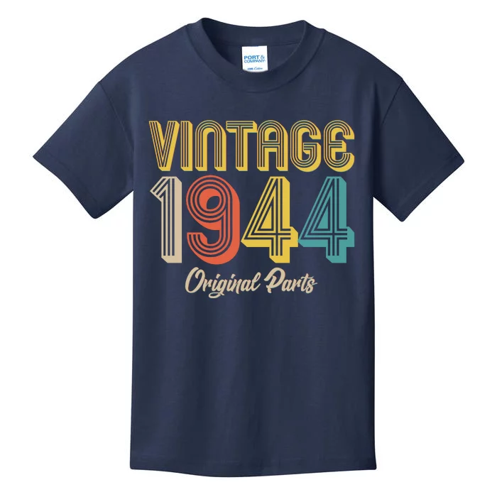 Vintage 1944 Original Parts 80th Birthday Kids T-Shirt