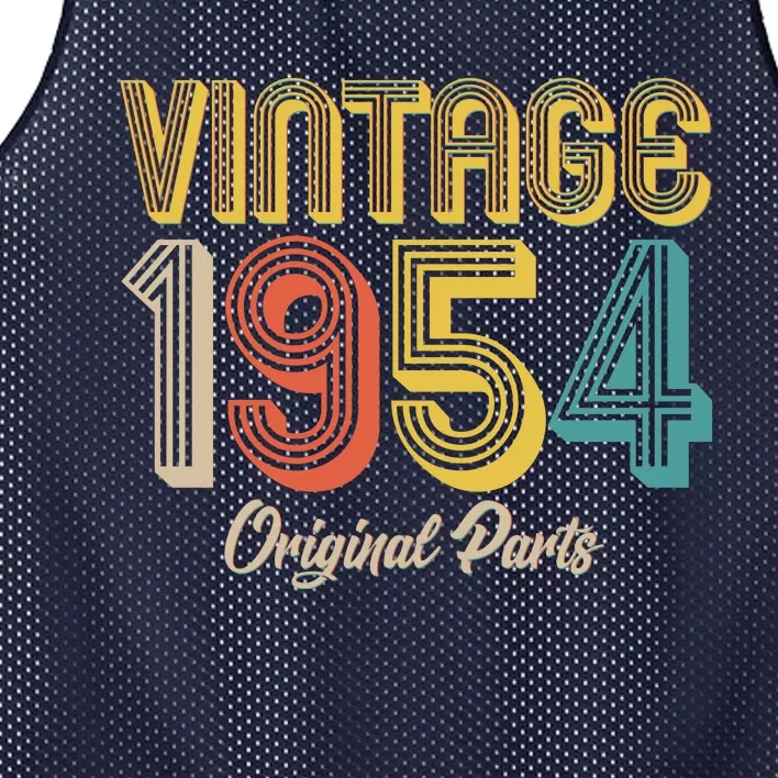 Vintage 1954 Original Parts 70th Birthday Mesh Reversible Basketball Jersey Tank