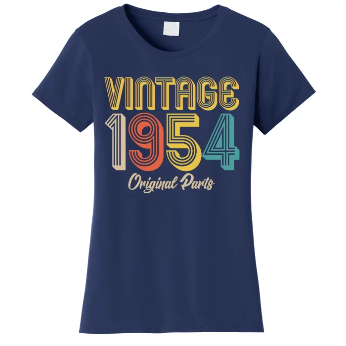 Vintage 1954 Original Parts 70th Birthday Women's T-Shirt