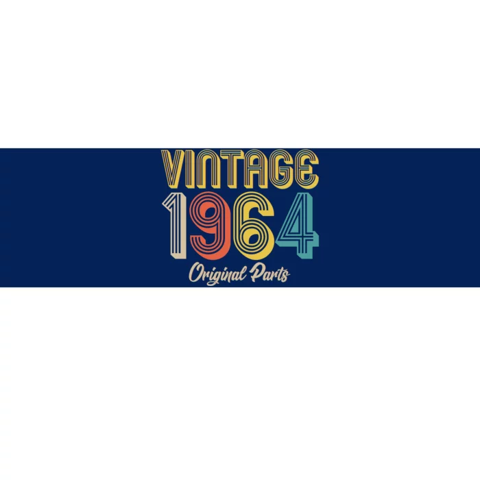 Vintage 1964 Original Parts 60th Birthday Bumper Sticker