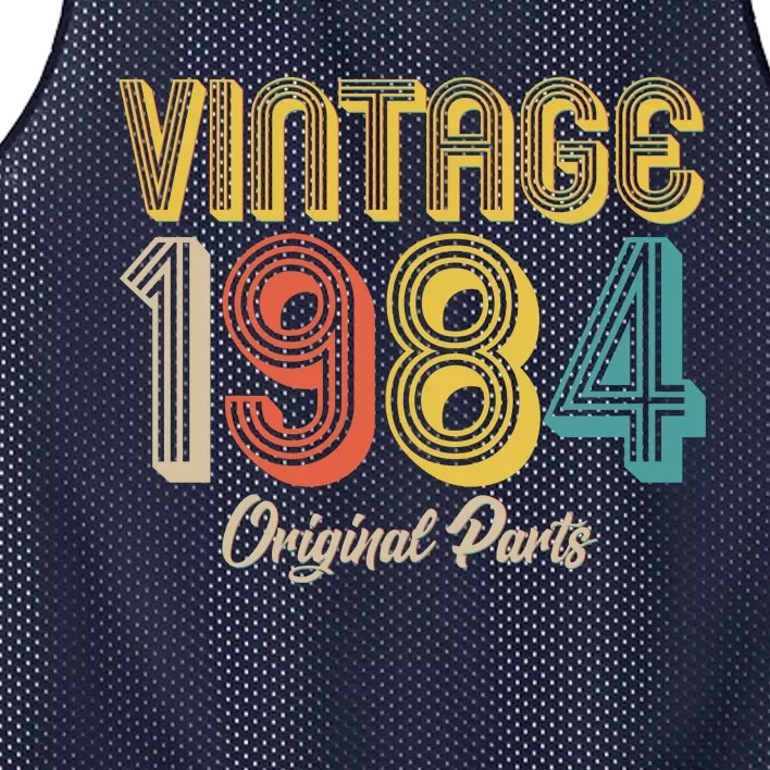 Vintage 1984 Original Parts 40th Birthday Mesh Reversible Basketball Jersey Tank