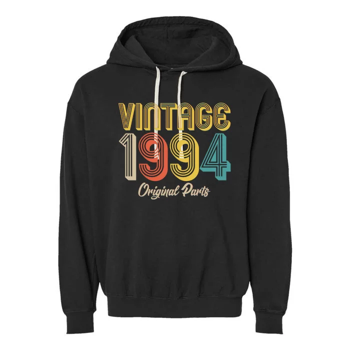 Vintage 1994 Original Parts 30th Birthday Garment-Dyed Fleece Hoodie