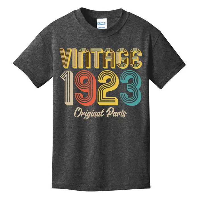 Vintage 1923 Original Parts 100th Birthday Kids T-Shirt