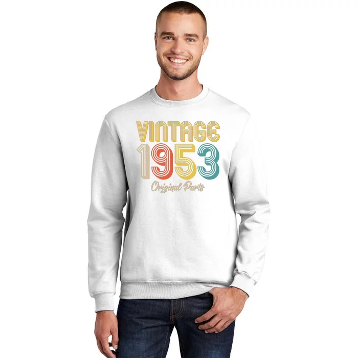 Vintage 1953 Original Parts 70th Birthday Sweatshirt