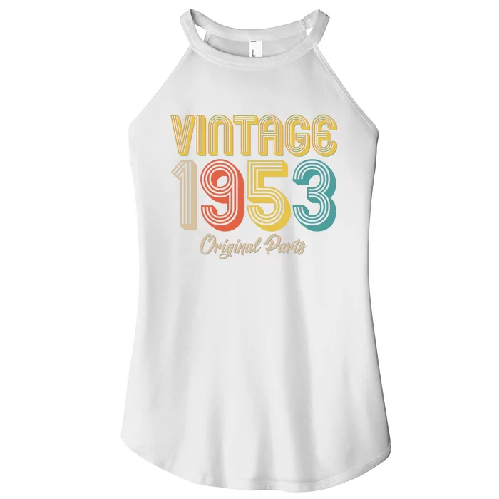 Vintage 1953 Original Parts 70th Birthday Women’s Perfect Tri Rocker Tank