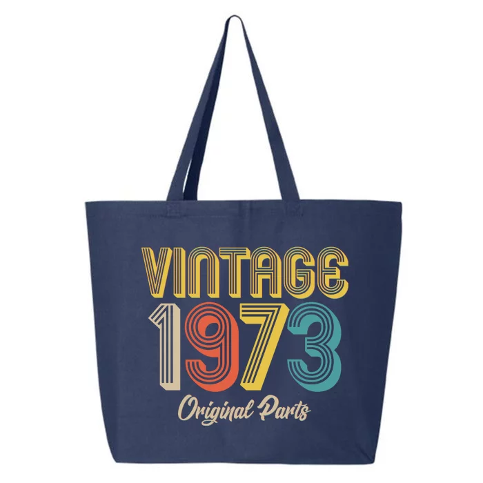 Vintage 1973 Original Parts 50th Birthday 25L Jumbo Tote