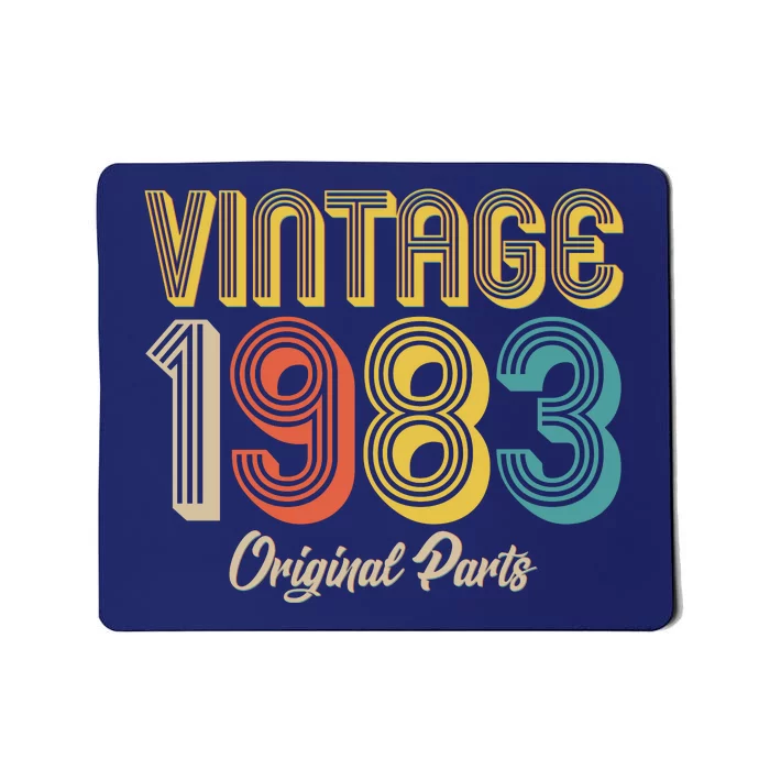 Vintage 1983 Original Parts 40th Birthday Mousepad