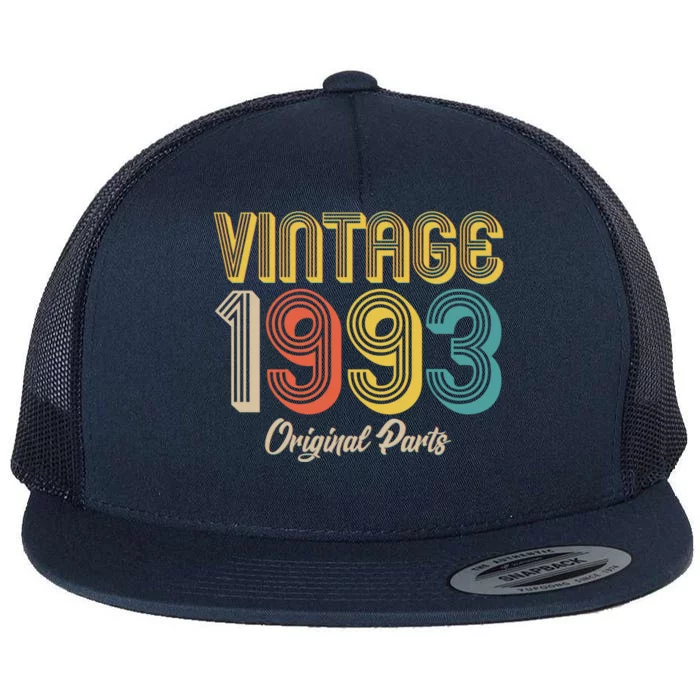 Vintage 1993 Original Parts 30th Birthday Flat Bill Trucker Hat