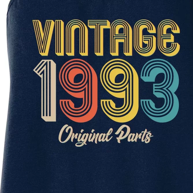 Vintage 1993 Original Parts 30th Birthday Women's Racerback Tank