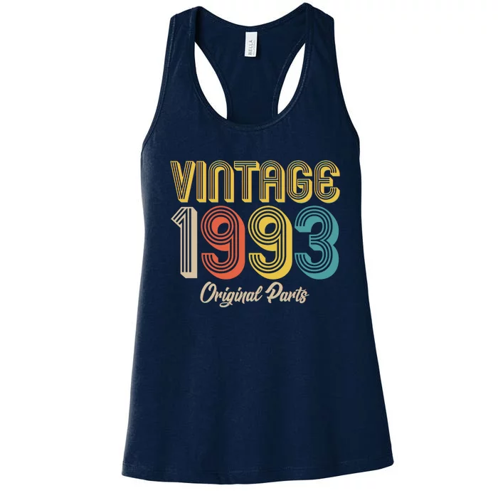 Vintage 1993 Original Parts 30th Birthday Women's Racerback Tank