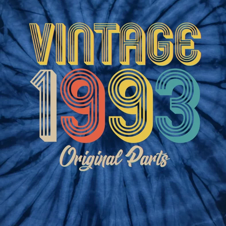 Vintage 1993 Original Parts 30th Birthday Tie-Dye T-Shirt