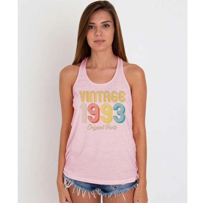 Vintage 1993 Original Parts 30th Birthday Women's Knotted Racerback Tank