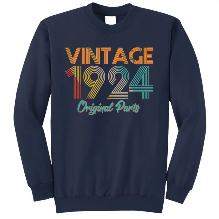 Vintage 1924 Original Parts 100th Birthday Sweatshirt