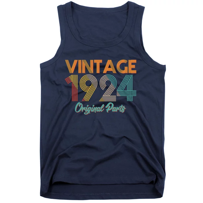 Vintage 1924 Original Parts 100th Birthday Tank Top