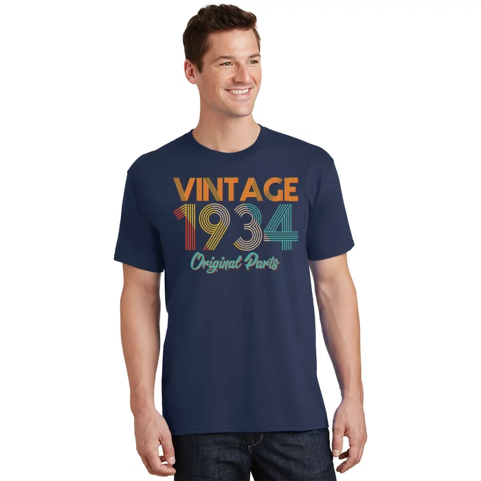 Vintage 1934 Original Parts 90th Birthday T-Shirt