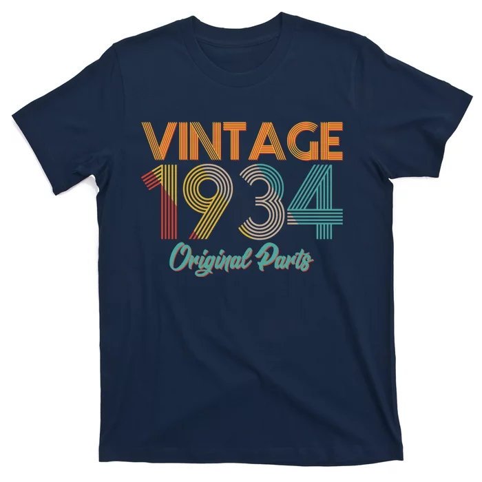 Vintage 1934 Original Parts 90th Birthday T-Shirt