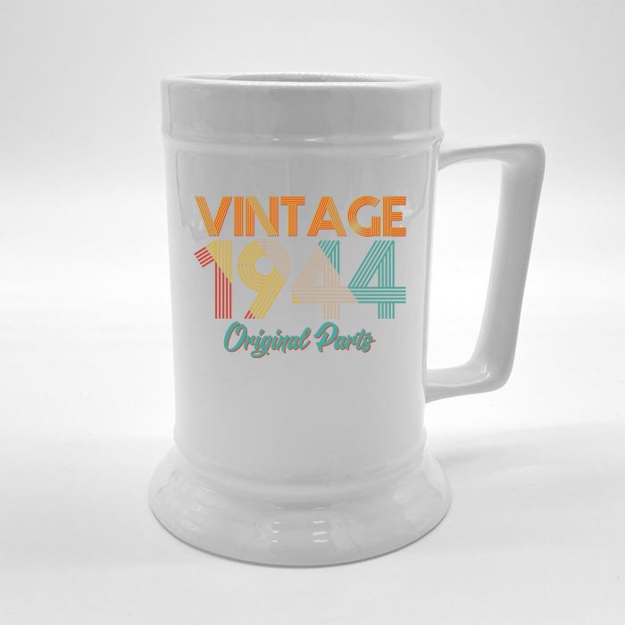 Vintage 1944 Original Parts 80th Birthday Front & Back Beer Stein