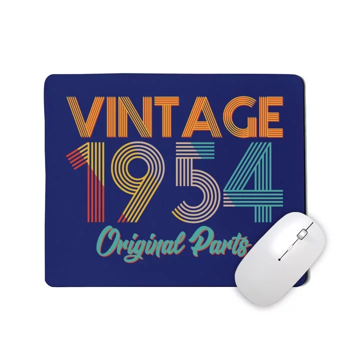 Vintage 1954 Original Parts 70th Birthday Mousepad