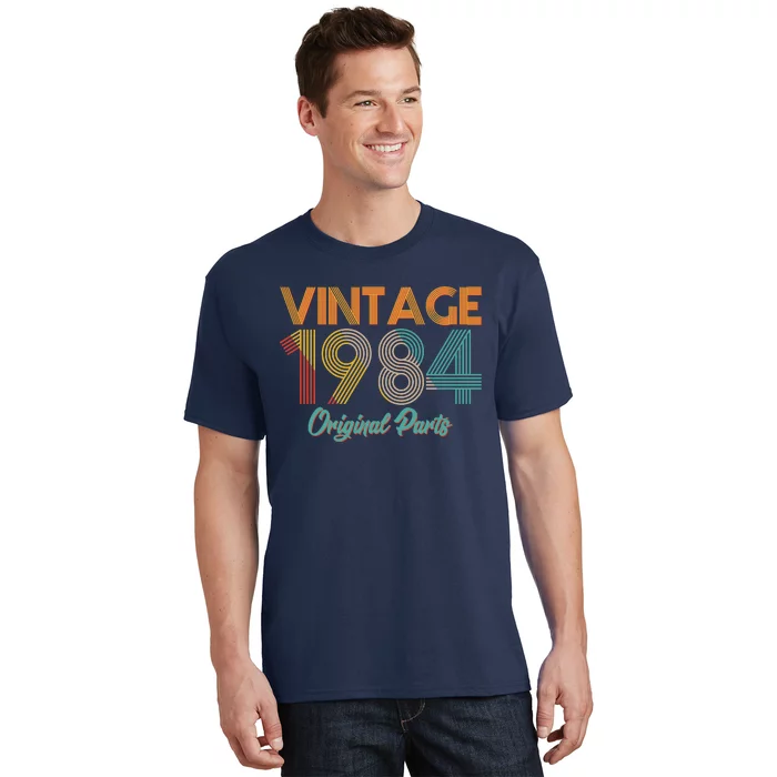 Vintage 1984 Original Parts 40th Birthday T-Shirt