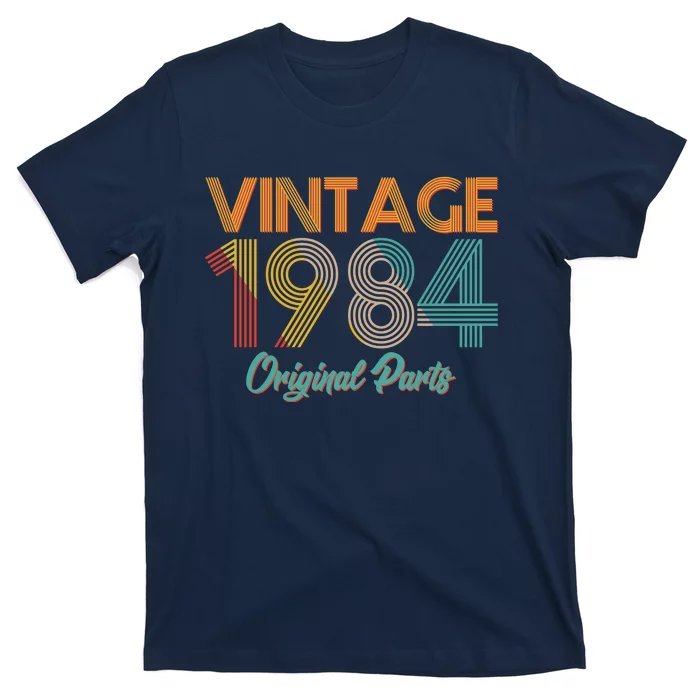 Vintage 1984 Original Parts 40th Birthday T-Shirt