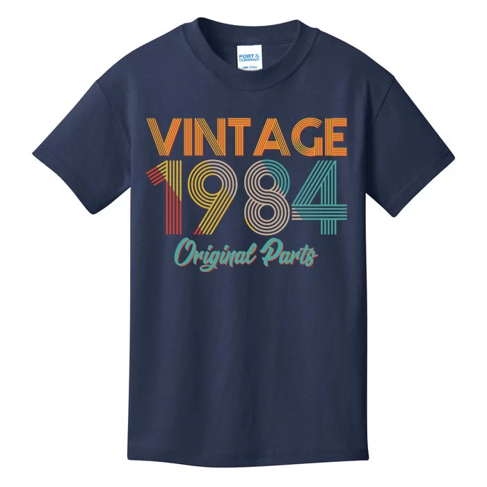 Vintage 1984 Original Parts 40th Birthday Kids T-Shirt