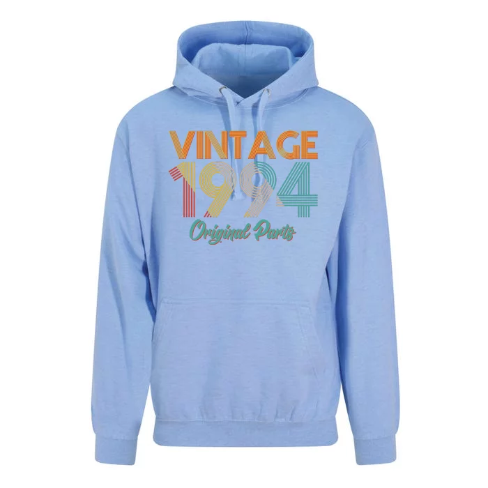 Vintage 1994 Original Parts 30th Birthday Unisex Surf Hoodie