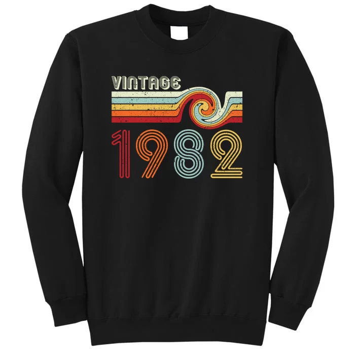 Vintage 1982 Retro Birthday Gift Sweatshirt