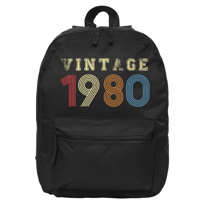 VINTAGE 1980 | RETRO 1980 16 in Basic Backpack