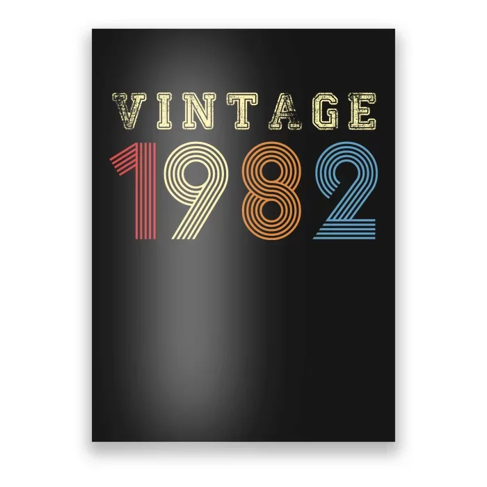 Vintage 1982 | Retro 1982 Poster