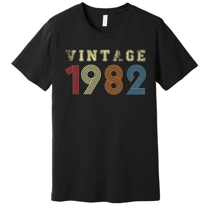 Vintage 1982 | Retro 1982 Premium T-Shirt