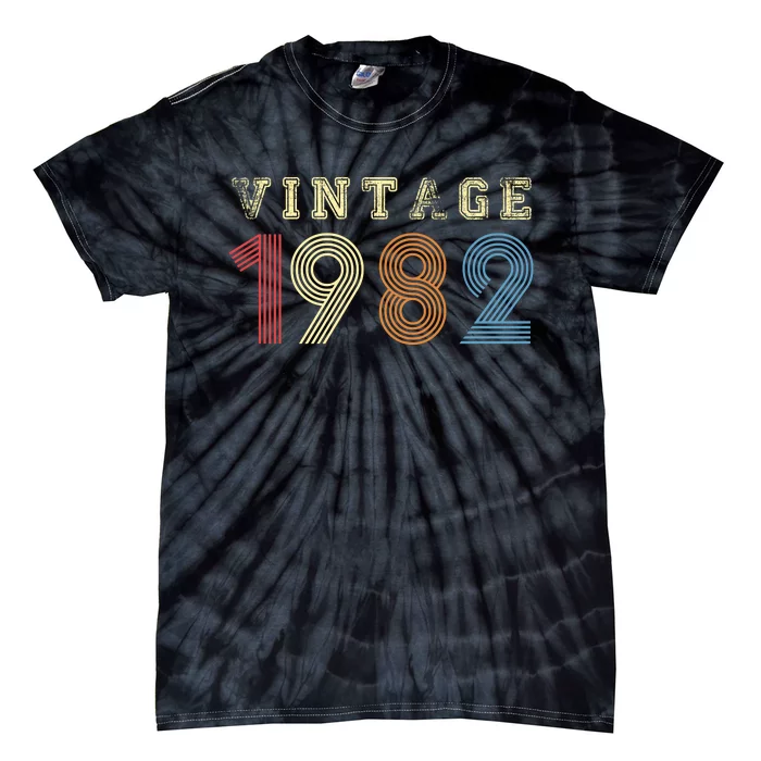 Vintage 1982 | Retro 1982 Tie-Dye T-Shirt