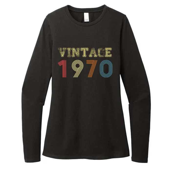 VINTAGE 1970 RETRO 1970 Womens CVC Long Sleeve Shirt